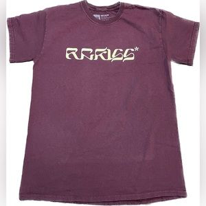 Young & reckless burgundy t shirt. Size medium